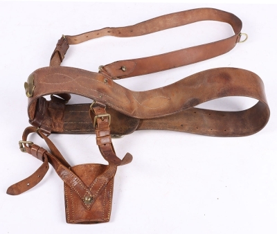 1907 Dated Single Brace Sam Browne and Sword Frog - 3