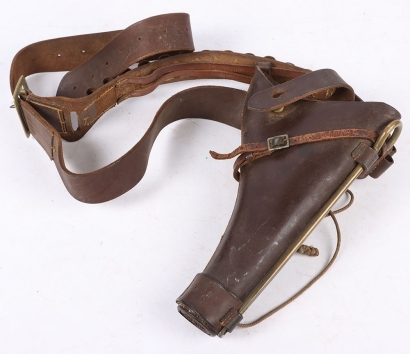 Private Purchase Pistol Ammunition Belt and Converted Webley Holster