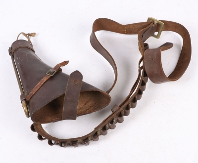 Private Purchase Pistol Ammunition Belt and Converted Webley Holster - 3