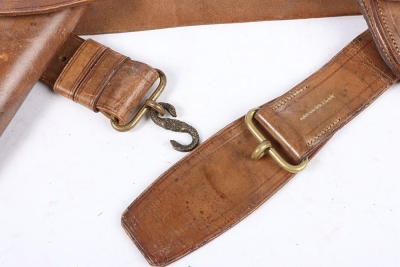 Private Purchase Belt Set with Webley Holster and Cartridge Case - 4