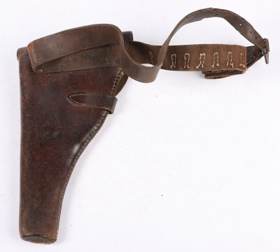 A Private Purchase Pistol Ammunition Belt and Converted Webley Holster - 4