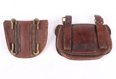 Two Great War Pistol Ammunition pouches 1908 Equipment and Sam Browne Equipment - 2