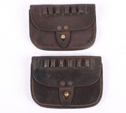 Two 1901 Naval Pattern Equipment MK I Pistol Cartridge Pouches