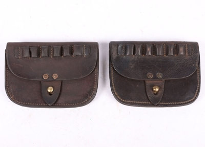 Two 1901 Naval Pattern Equipment MK I Pistol Cartridge Pouches - 2
