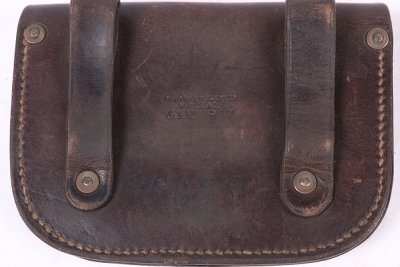 Two 1901 Naval Pattern Equipment MK I Pistol Cartridge Pouches - 5