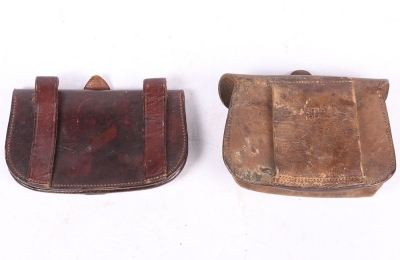 Two Sam Browne Pistol Cartridge Cases - 2