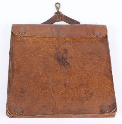 A Great War Leather Map Case
