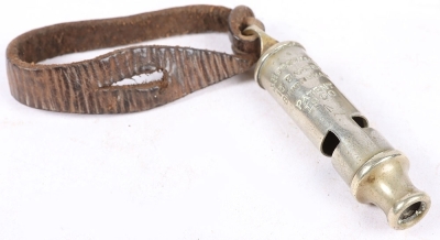 A Great War Wrist Watch- 1900 Dated Whistle and Trench Candle Holder - 3