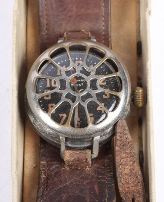 A Great War Wrist Watch- 1900 Dated Whistle and Trench Candle Holder - 5