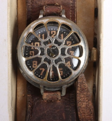 A Great War Wrist Watch- 1900 Dated Whistle and Trench Candle Holder - 6