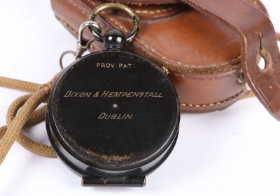 Sam Browne Pistol Cartridge Case and Compass Attributed to H W Stevenson 5th Royal Irish Lancers - 5
