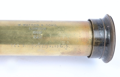 A 1902 Dated Ordnance Issue Scout Telescope with Later Stand - 2