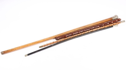 Four Swagger Sticks Various Regiments