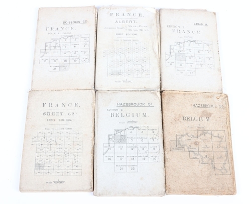 Six Great War British Military Maps