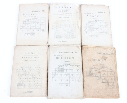 Six Great War British Military Maps