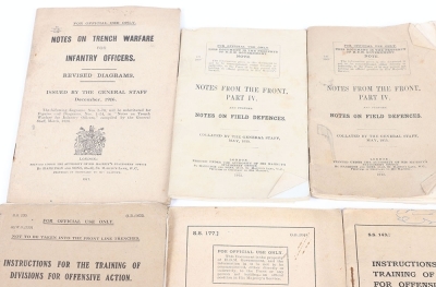 Seven Great War British Military Pamphlets - 2