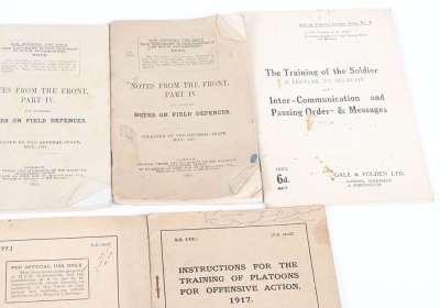 Seven Great War British Military Pamphlets - 3