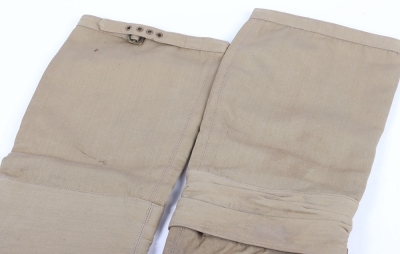 A Pair of Early 20th Century Tan Canvas Boot Liners - 2