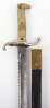 Very Rare Imperial German Cadet (Kadet) Model 1871 mS Sawback Bayonet - 2