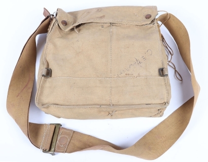 British 1917 Dated Small Box Respirator and Haversack