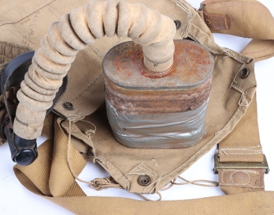 British 1917 Dated Small Box Respirator and Haversack - 2