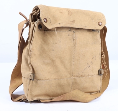 British 1917 Dated Small Box Respirator and Haversack - 4