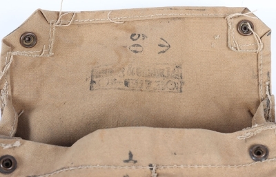 British 1917 Dated Small Box Respirator and Haversack - 5