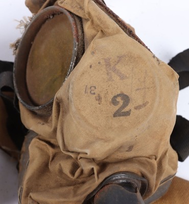 British 1917 Dated Small Box Respirator and Haversack - 8