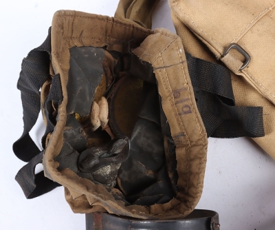 British 1917 Dated Small Box Respirator and Haversack - 11