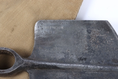 WW1 1908 Pattern Webbing Intrenching Tool Holder and Intrenching Tool - 3