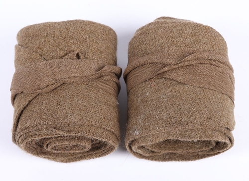 Set of WW1 Period Other Ranks Puttees