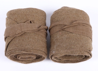 Set of WW1 Period Other Ranks Puttees