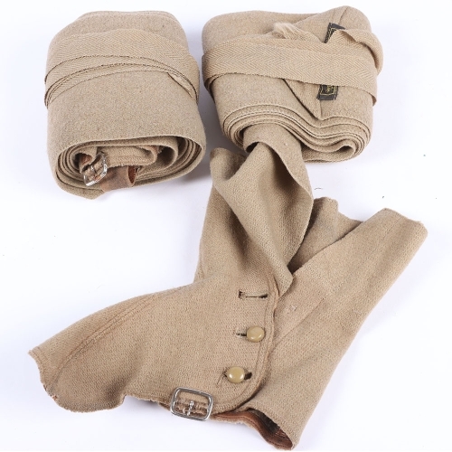 Pair of Private Purchase Puttees