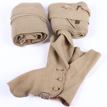 Pair of Private Purchase Puttees