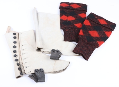 Pair of Spats and Highland Regiment Hose Tops