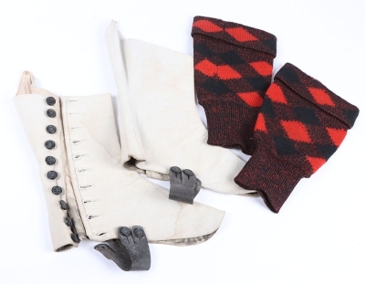 Pair of Spats and Highland Regiment Hose Tops - 2