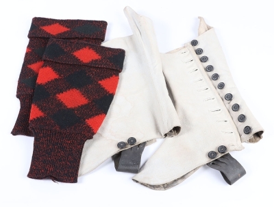 Pair of Spats and Highland Regiment Hose Tops - 3
