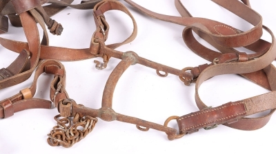 Grouping of WW1 Period British Cavalry Horse Reins and Bits - 2