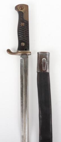 Imperial German Model S-98 nA Regimentally Marked Bayonet