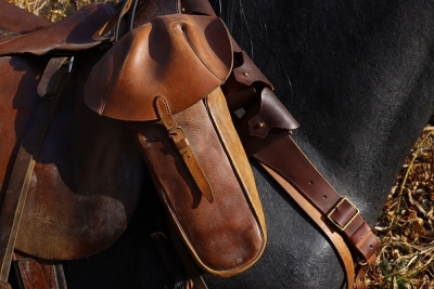 A Complete WW1 Period Horse Mannequin with Associated Saddlery - 12