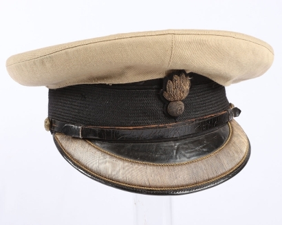 George V Grenadier Guards Officers Peaked Cap with Trench Cover