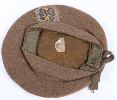 WW1 1917 Dated Scottish Tam O'Shanter Cap of the Highland Light Infantry