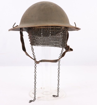 WW1 British Cruise Visor Steel Combat Helmet