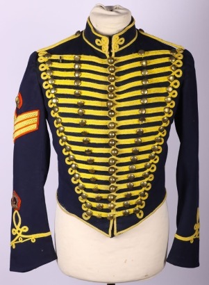 Post 1902 Dress Tunic to a senior NCO of the Royal Gloucestershire Hussars