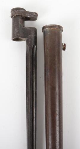 Interesting Variation M. 1891 Captured Russian Bayonet