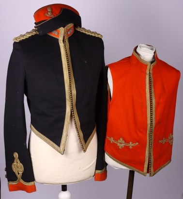 Victorian Mess Dress Jacket and Waistcoat to a Captain in the Royal Horse Artillery