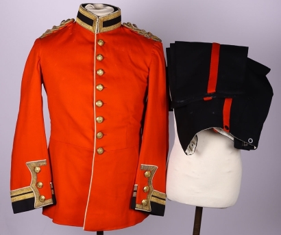 Post 1910 Scarlet Officers Tunic to a Brigadier of the Royal Engineers