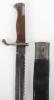 Imperial German Model S-05 mS Sawback Butcher Bayonet