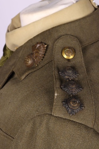 WW1 Uniform and Peaked Cap of Captain Alfred Johnson Leeming Royal ...