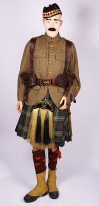 Superb Full Uniform and Equipment Ensemble for an Other Ranks in the Seaforth Highlanders During WW1